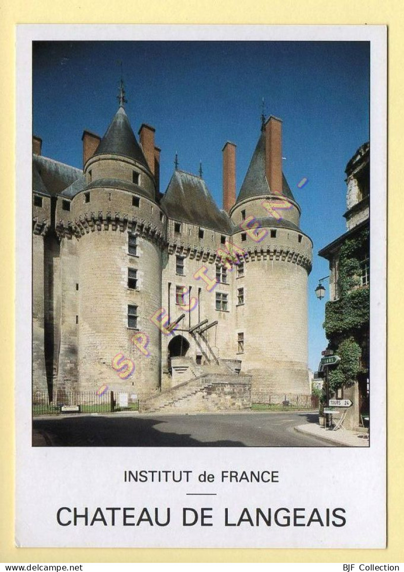 37. LANGEAIS – Le Château (institut De France) (voir Scan Recto/verso) - Langeais