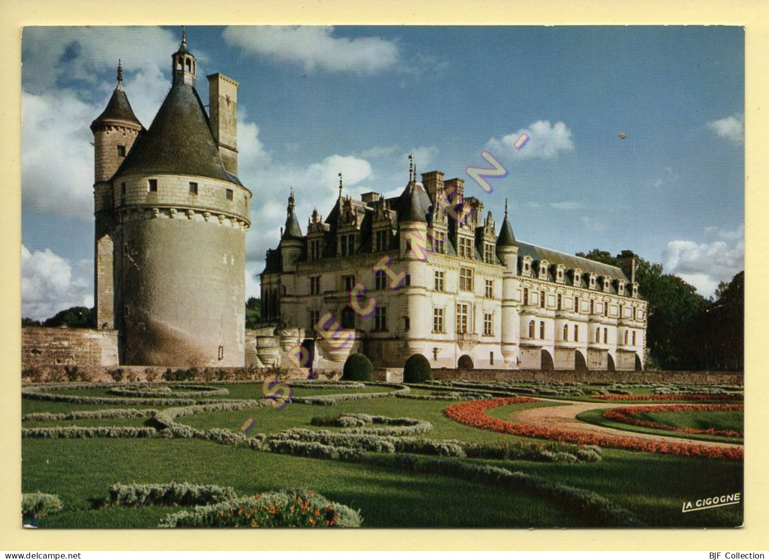 37. CHENONCEAUX – Le Château / A Gauche La Tour Des Marques (voir Scan Recto/verso) - Chenonceaux