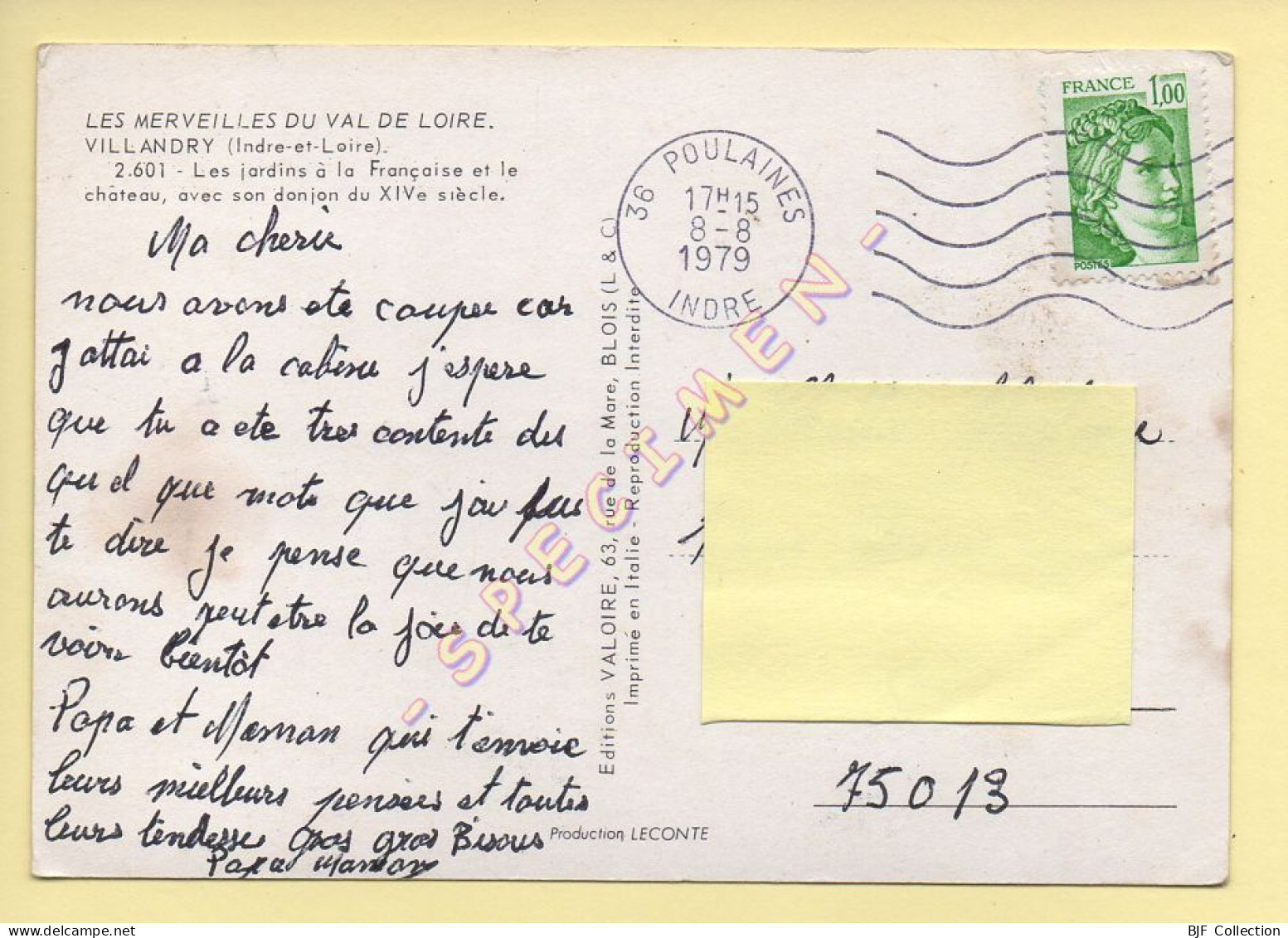 37. VILLANDRY – Les Jardins à La Française Et Le Château Avec Son Donjon Du XIVè Siècle (voir Scan Recto/verso) - Other & Unclassified