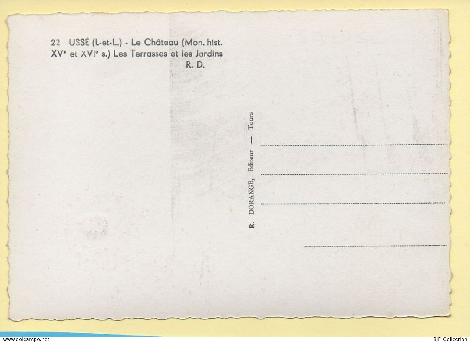 37. USSE - Le Château - Les Terrasses Et Les Jardins / CPSM (voir Scan Recto/verso) - Other & Unclassified