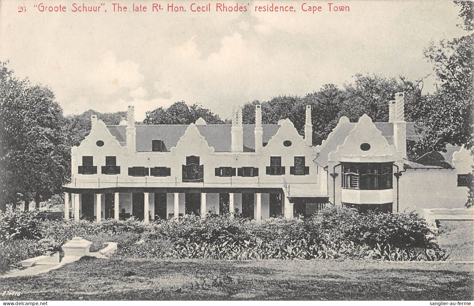 CPA / AFRIQUE DU SUD / GROOTE SCHUUR / RONDEBOSCH / THE RESIDENCE CECIL J.RHODES / CAPE TOWN - Südafrika