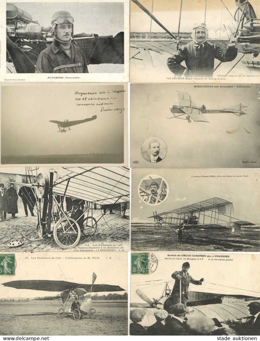 Flugwesen Pioniere Lot Mit 24 Ansichtskarten Vor 1945 I-II Aviation - Oorlog 1914-18