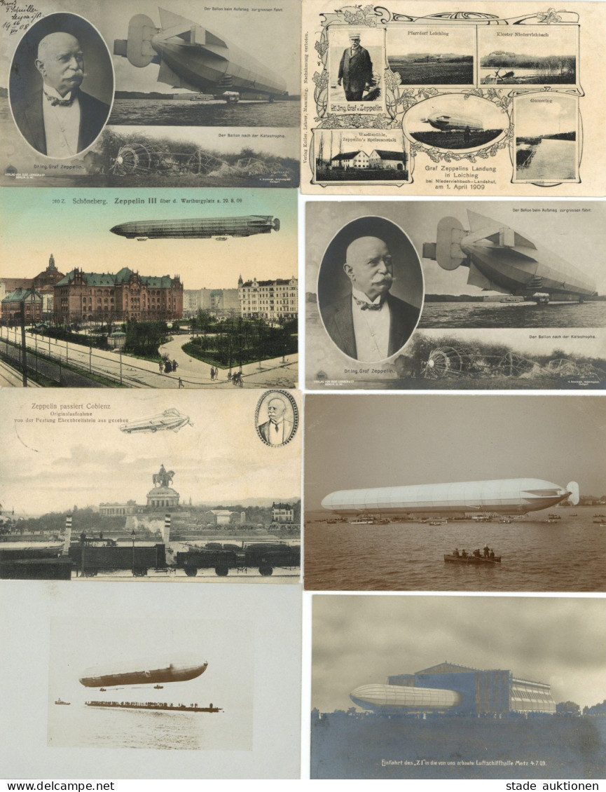 Zeppelin Partie Von Ca. 70 AK I-II Dirigeable - Luchtschepen