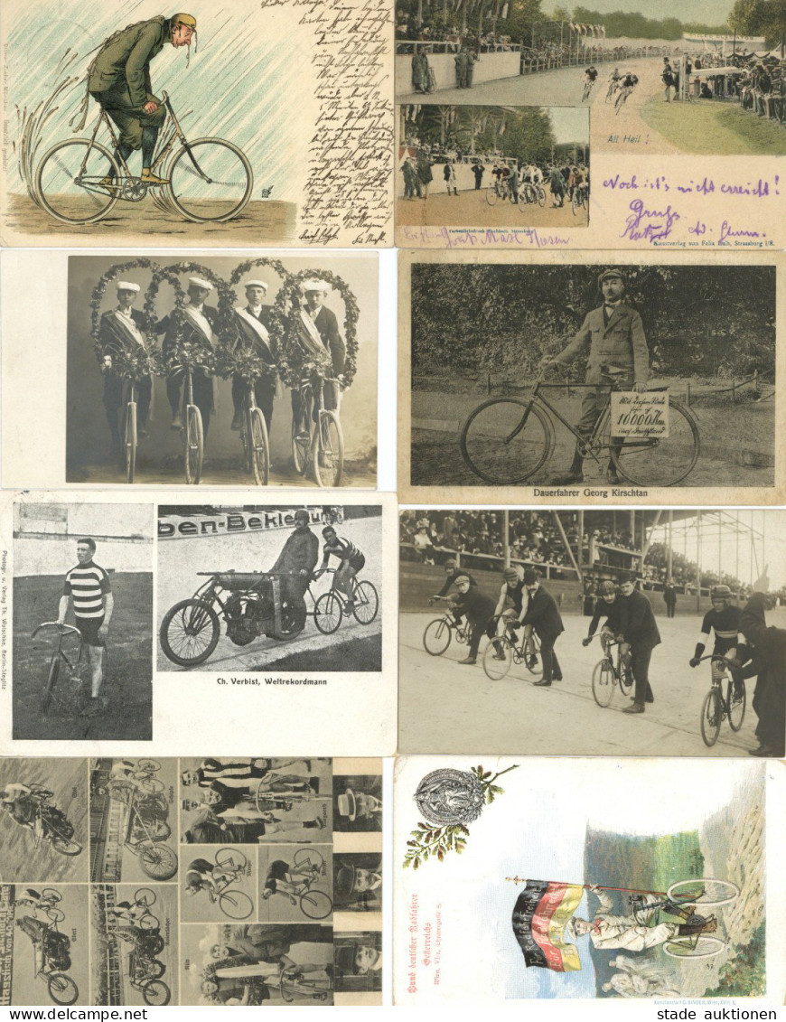 Fahrrad Lot Mit 26 Ansichtskarten Cycles - Autres & Non Classés