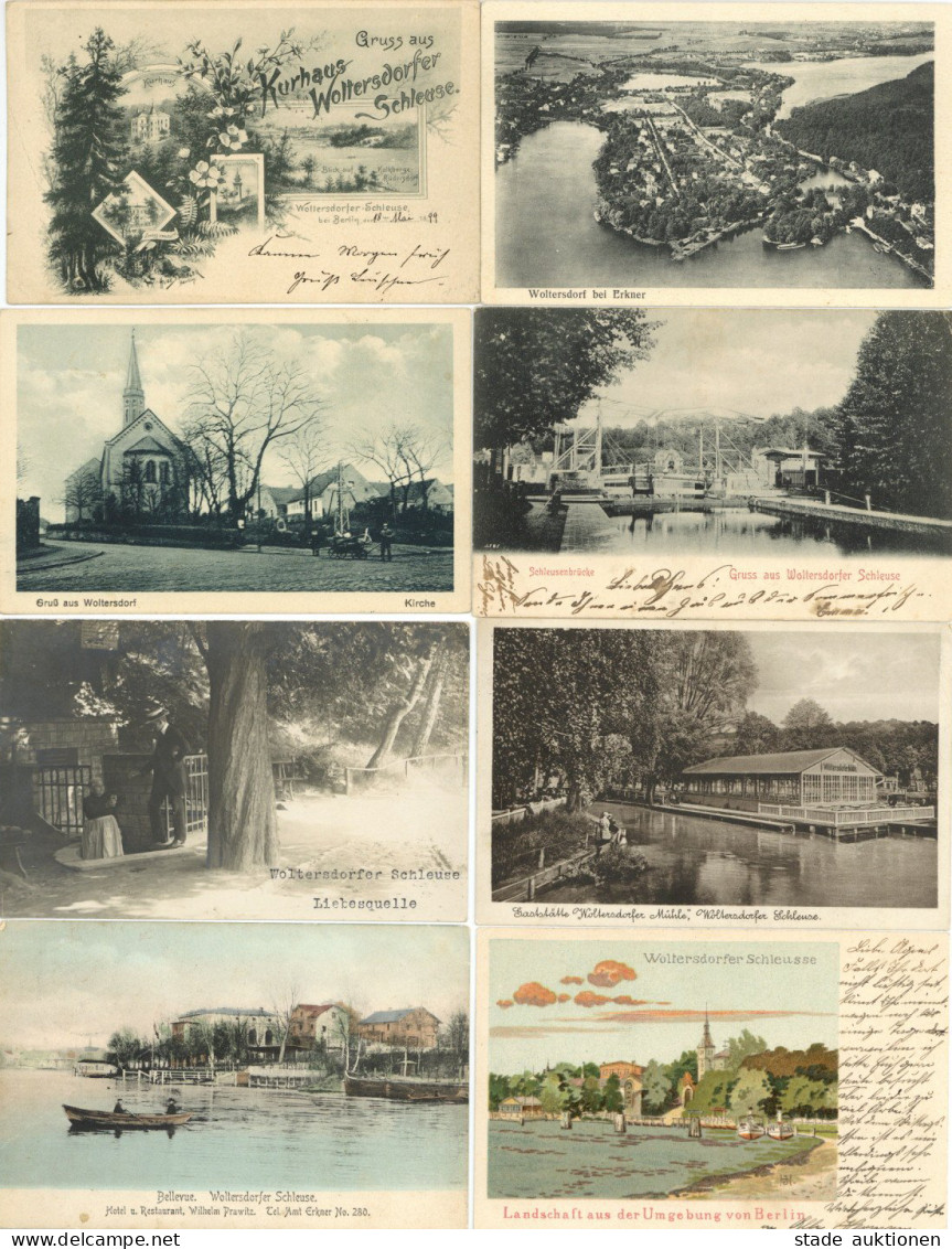 Woltersdorf (o-1255) Heimatsammlung Album Mit über 120 Ansichtskarten Und Belegen Von Alt Bis Neu - Other & Unclassified