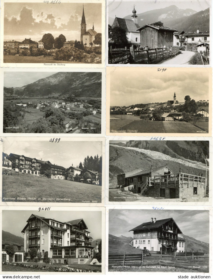 Österreich Lot Mit Ca. 2300 Ansichtskarten Bis 1960er Jahre. Einige Mehrfach. Vermutlich Aus Verlagsnachlass In Untersch - Altri & Non Classificati