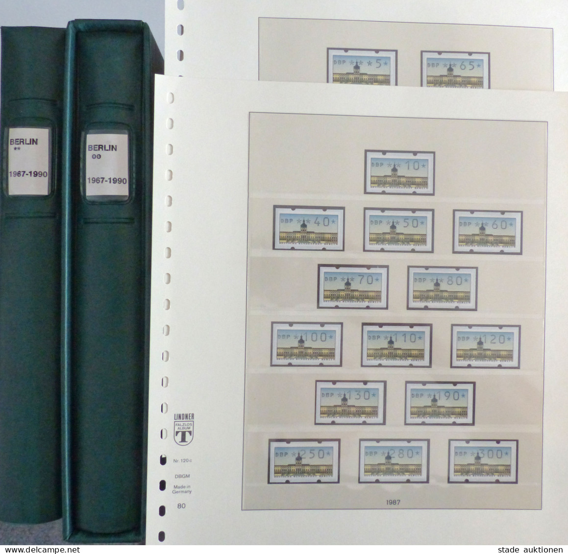 BERLIN Sammlung 1967-1990 Ohne C/D, Sonst Kpl. Mit ATM Doppelt Gesammelt **/gestempelt (meist Versandstelle) Auf Vordruc - Autres & Non Classés