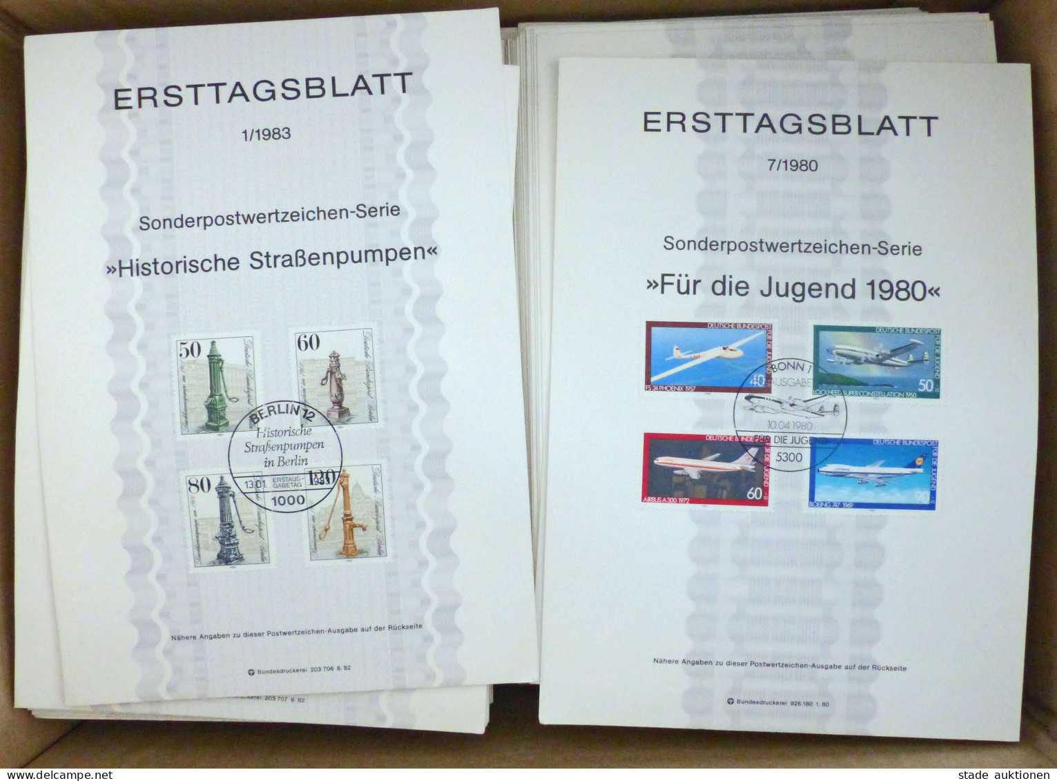 BUND/BERLIN ETB Umfangreich Im Karton - 100 - 499 Karten