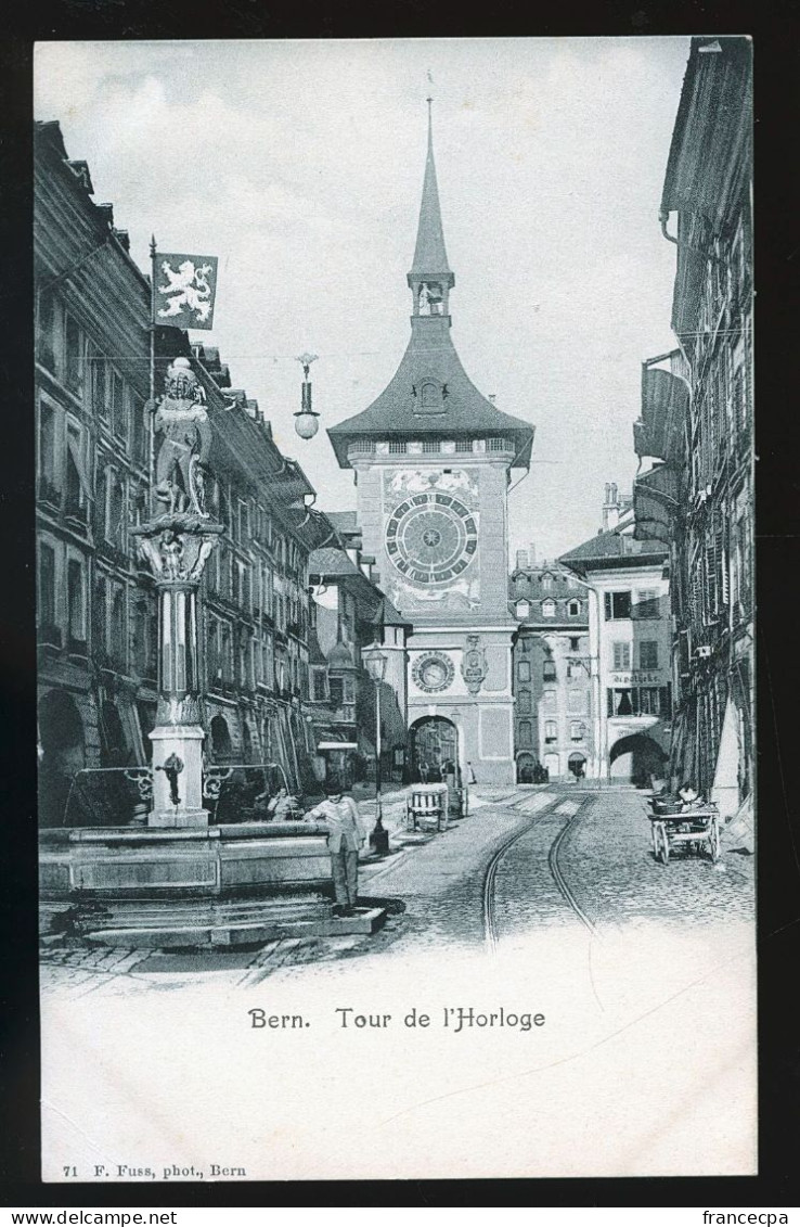 14485 - SUISSE -  BERN - Tour De L'Horloge - DOS NON DIVISE - Berne