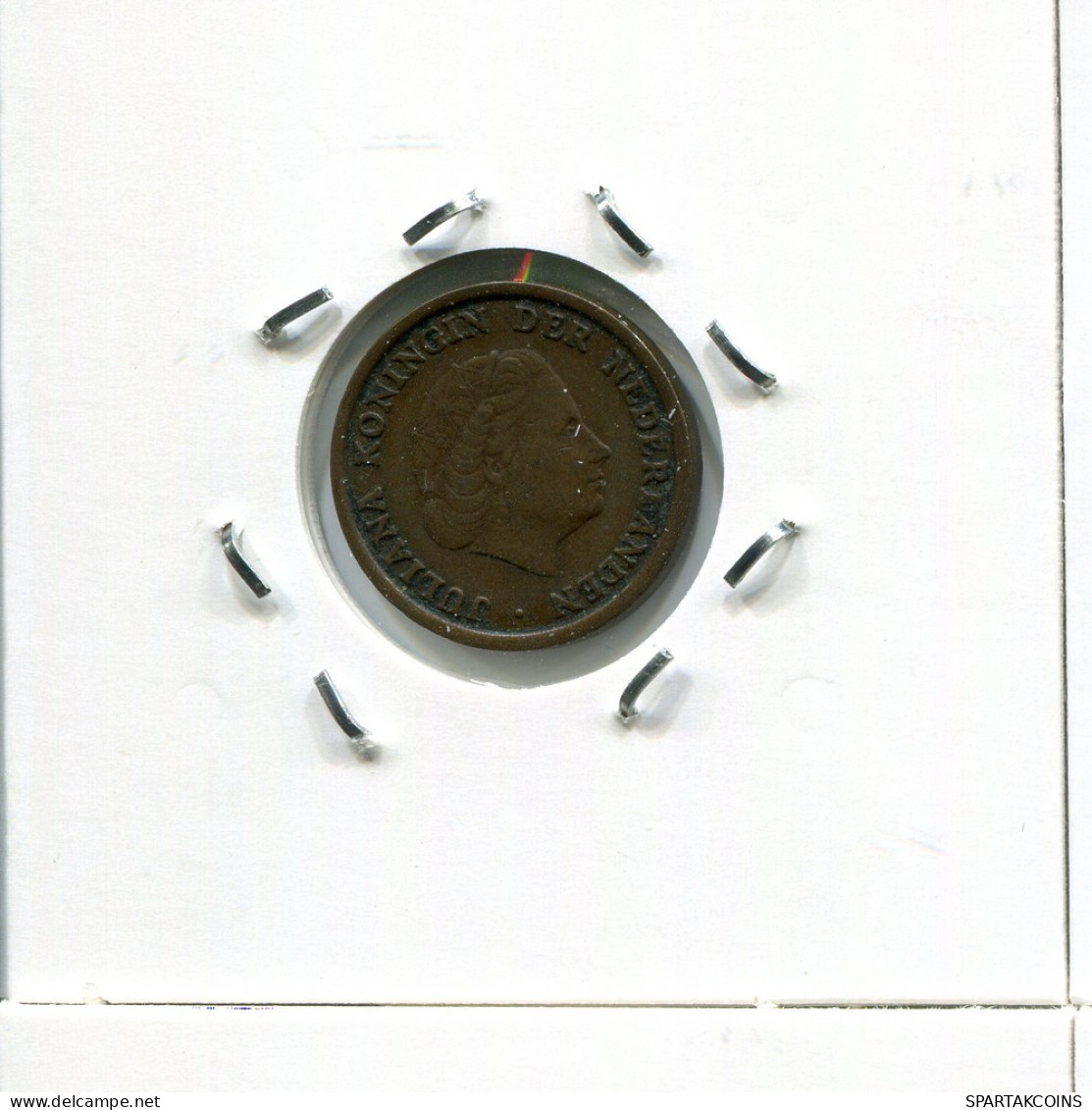 1 CENT 1951 NEERLANDÉS NETHERLANDS Moneda #AR518.E.A - 1948-1980: Juliana