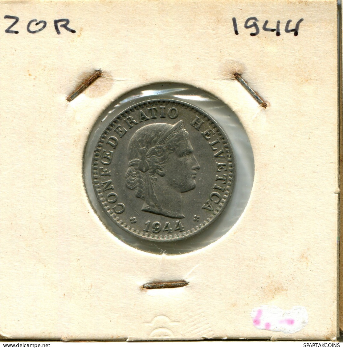 20 RAPPEN 1944 B SWITZERLAND Coin #AX982.3.U.A - Otros & Sin Clasificación