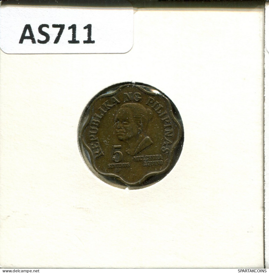 5 SENTIMOS 1980 FILIPINAS PHILIPPINES Moneda #AS711.E.A - Filippijnen