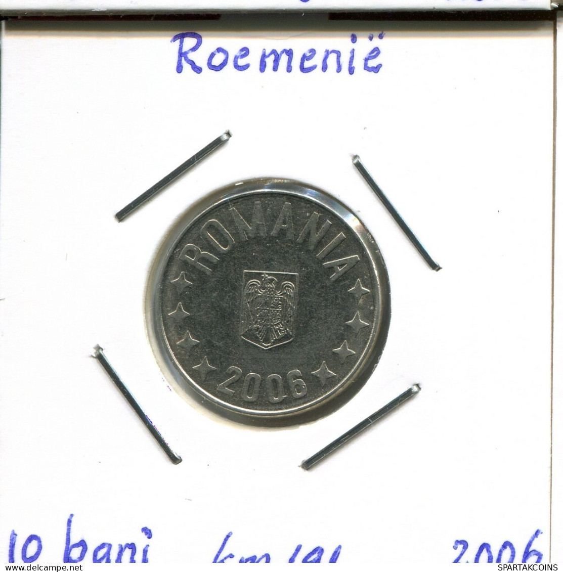 10 BANI 2006 ROMÁN OMANIA Moneda #AP641.2.E.A - Roemenië