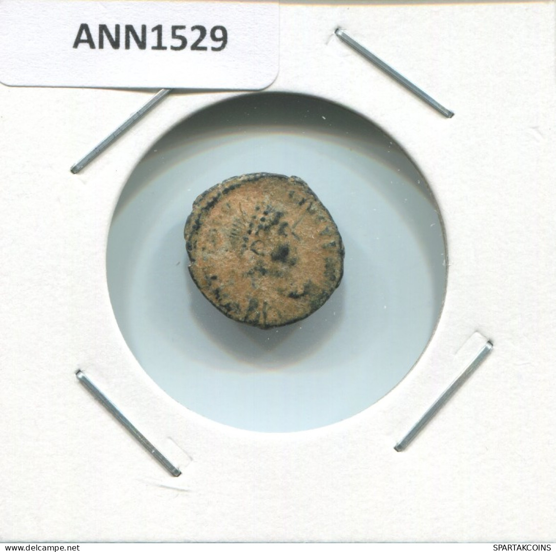 Auténtico IMPERIO ROMANO ANTIGUO Original Moneda 1.1g/16mm #ANN1529.10.E.A - Otros & Sin Clasificación