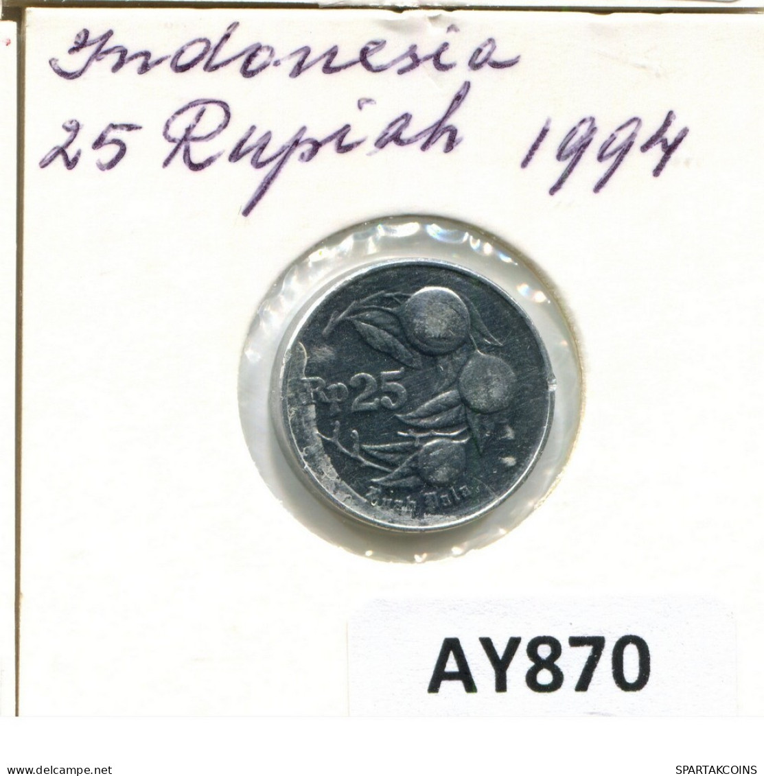 25 RUPIAH 1994 INDONESIA Coin #AY870.U.A - Indonésie