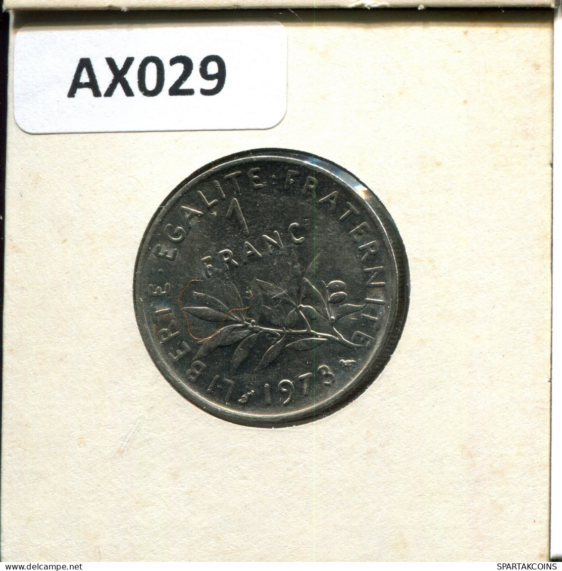 1 FRANC 1973 FRANCE Pièce #AX029.F.A - 1 Franc