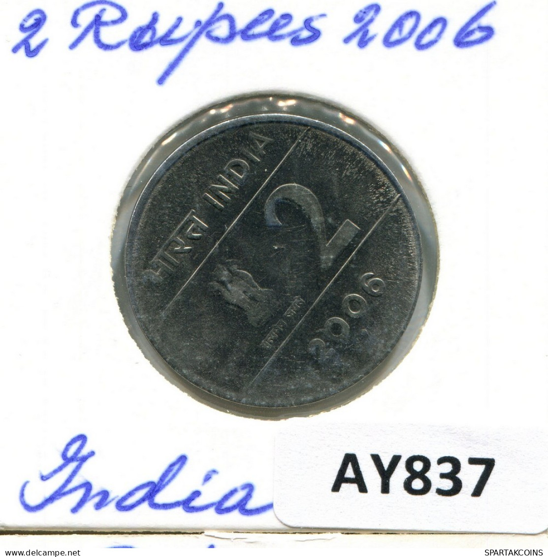 2 RUPEES 2006 INDE INDIA Pièce #AY837.F.A - Indien