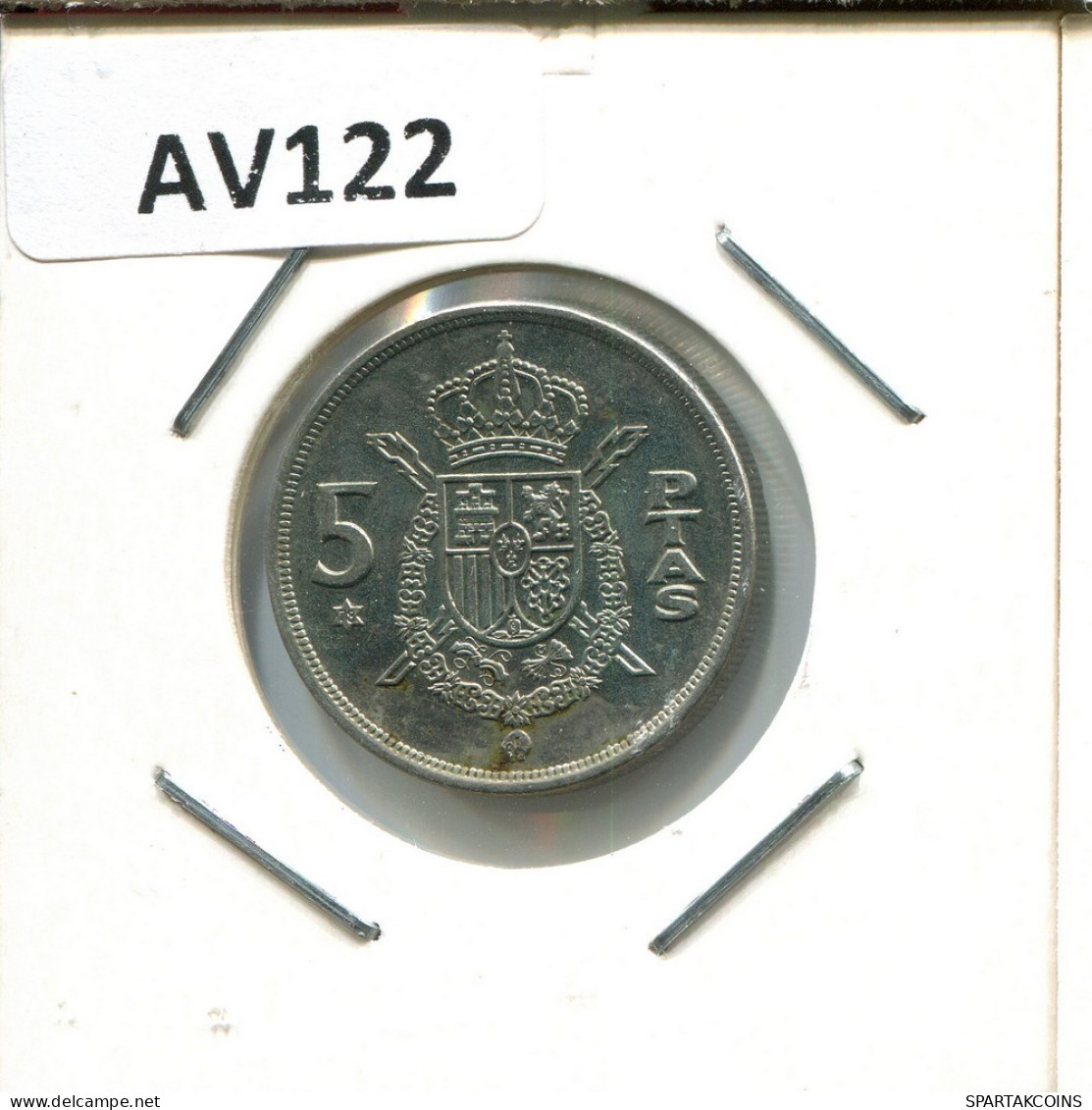 5 PESETAS 1975 ESPAÑA Moneda SPAIN #AV122.E.A - 5 Pesetas