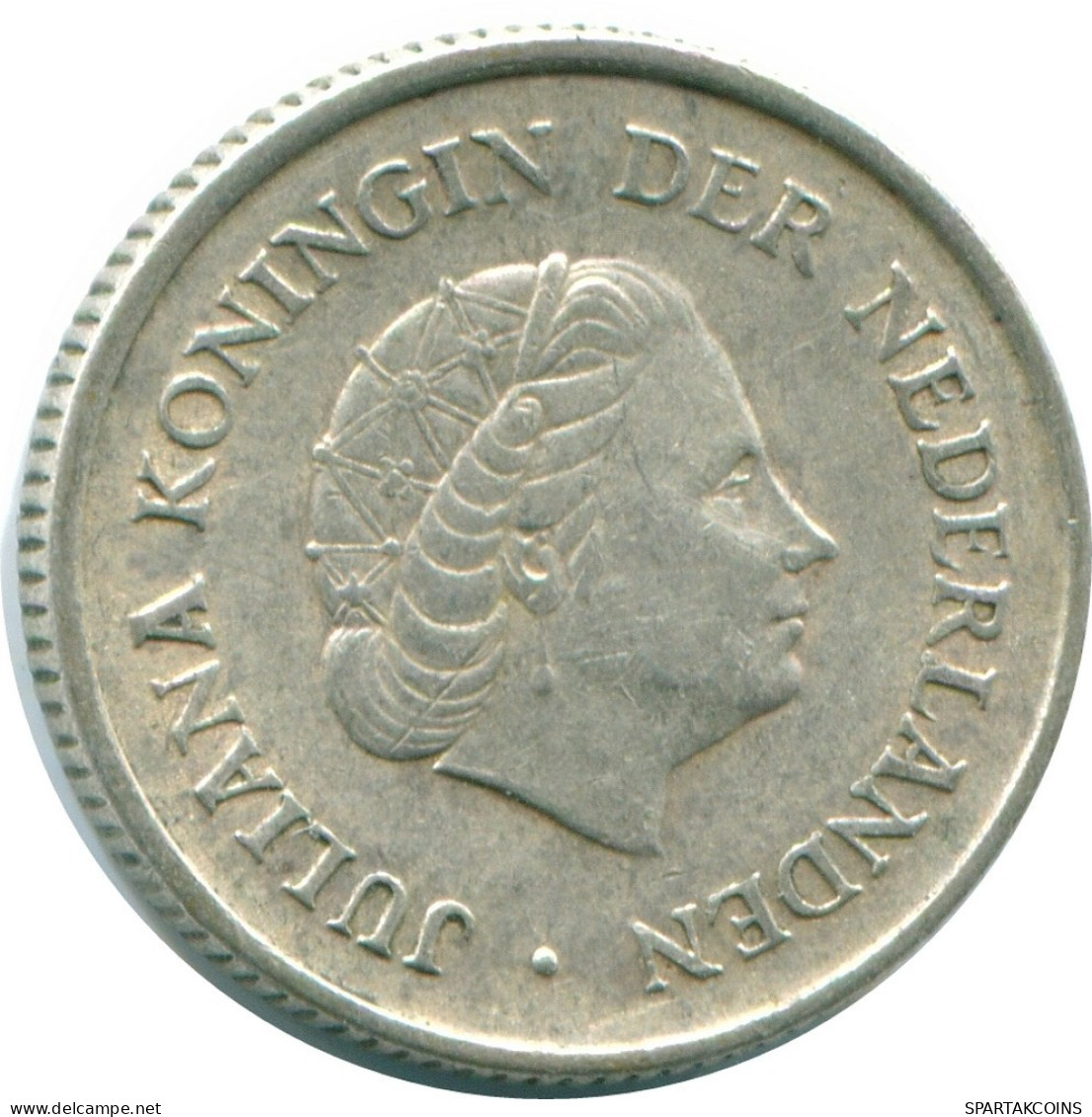 1/4 GULDEN 1965 NETHERLANDS ANTILLES SILVER Colonial Coin #NL11292.4.U.A - Antilles Néerlandaises