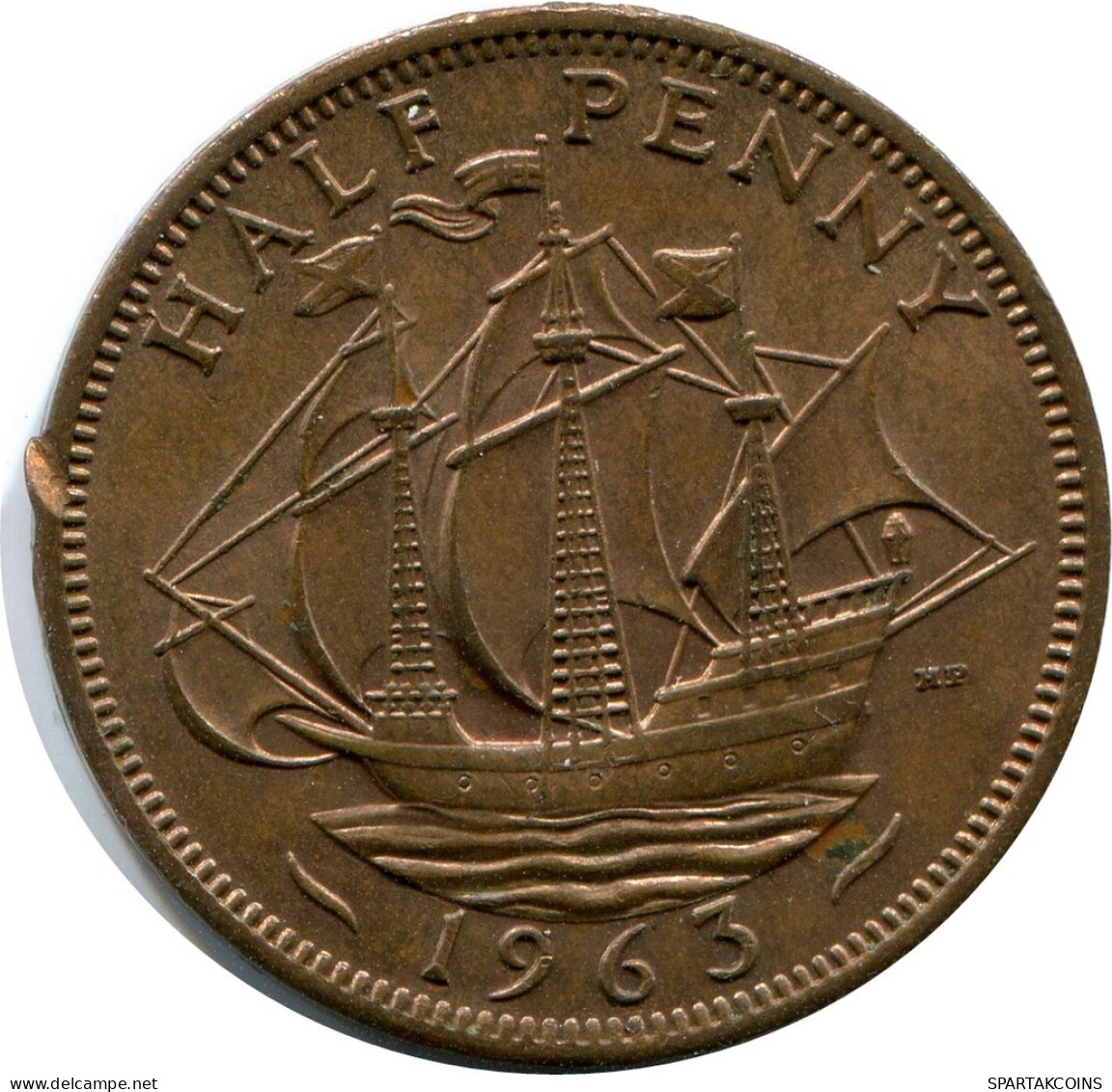 PENNY 1963 UK GRANDE-BRETAGNE GREAT BRITAIN Pièce #AX897.F.A - D. 1 Penny