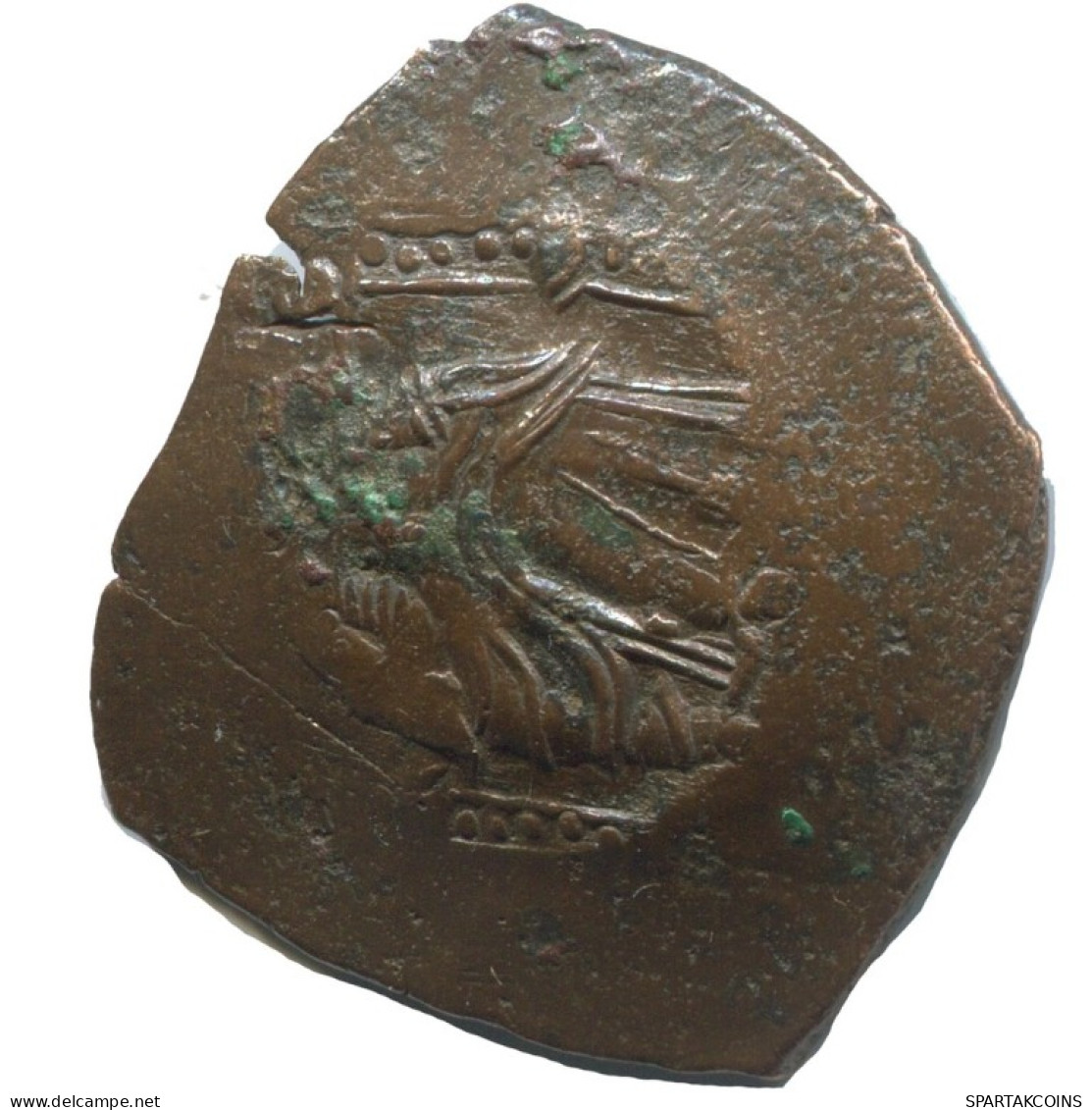 Authentique Original Antique BYZANTIN EMPIRE Trachy Pièce 3.1g/24mm #AG575.4.F.A - Byzantinische Münzen