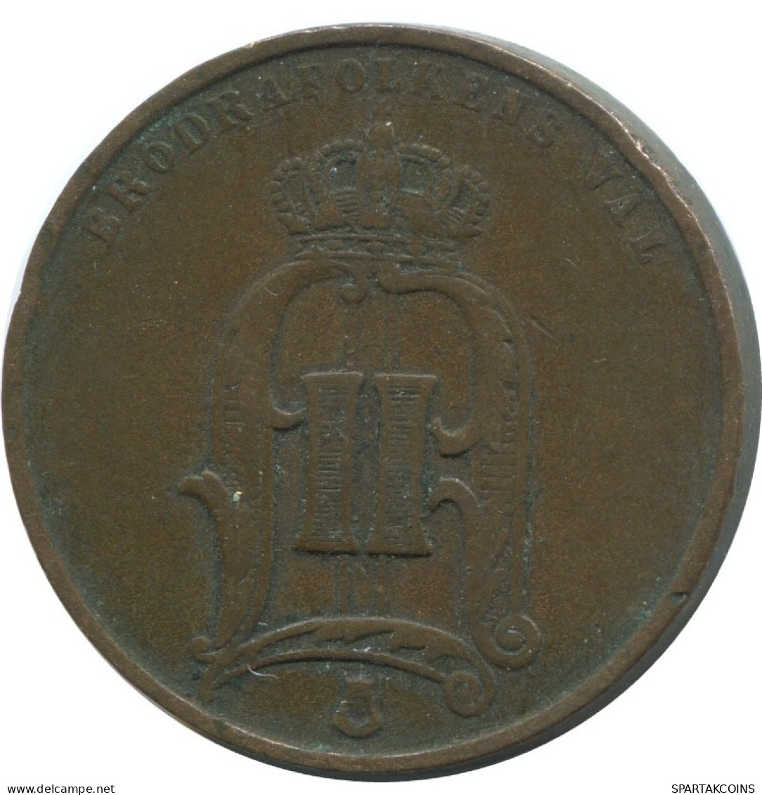 5 ORE 1874 SUECIA SWEDEN Moneda #AC573.2.E.A - Svezia