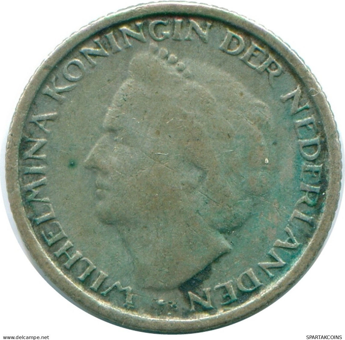 1/10 GULDEN 1948 CURACAO Netherlands SILVER Colonial Coin #NL11994.3.U.A - Curaçao
