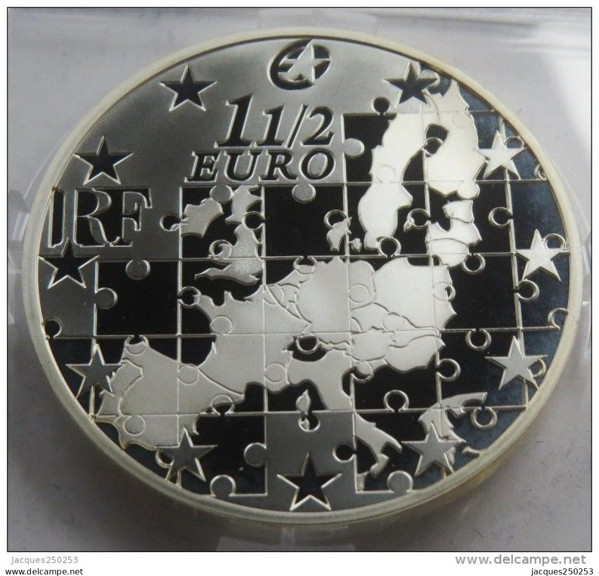 1 1/2 Euro Argent 2004 France En Capsule - Francia