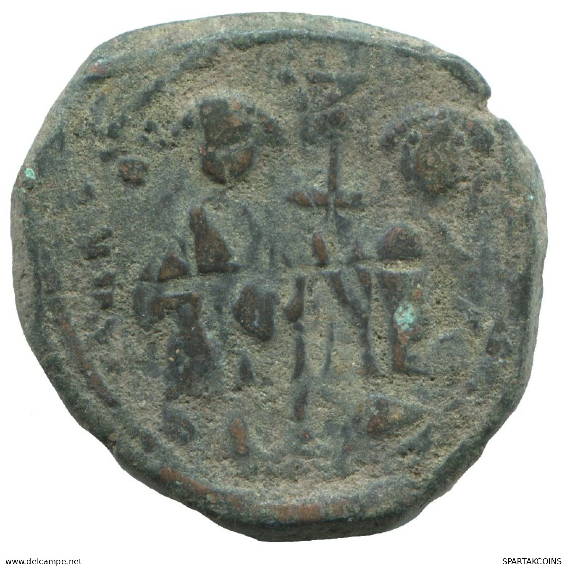 JESUS CHRIST ANONYMOUS Authentic Ancient BYZANTINE Coin 8.8g/27mm #AA644.21.U.A - Bizantine