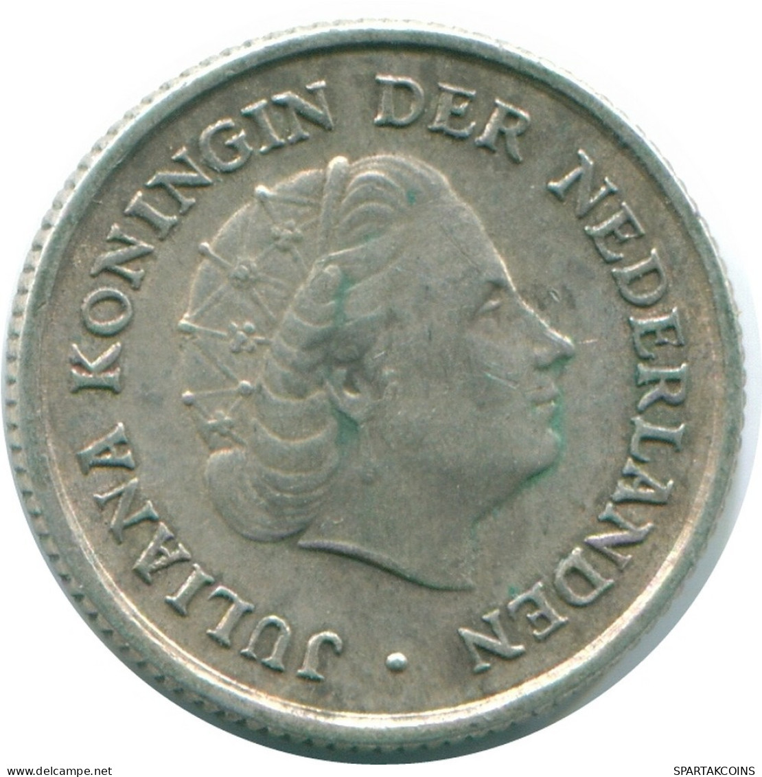 1/10 GULDEN 1963 NIEDERLÄNDISCHE ANTILLEN SILBER Koloniale Münze #NL12574.3.D.A - Antilles Néerlandaises
