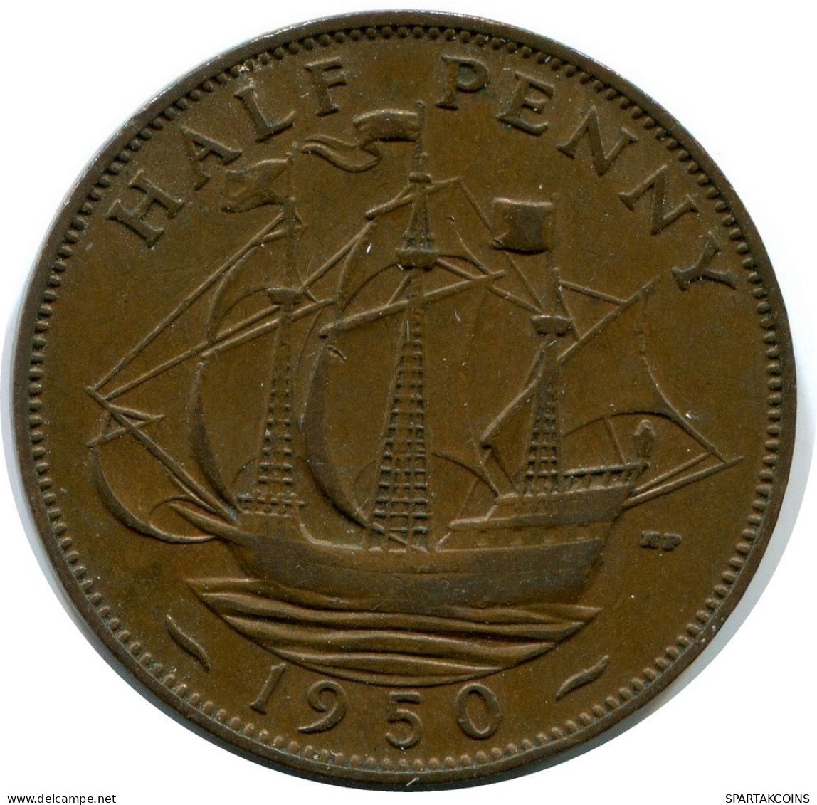 PENNY 1950 UK GRANDE-BRETAGNE GREAT BRITAIN Pièce #AX896.F.A - D. 1 Penny
