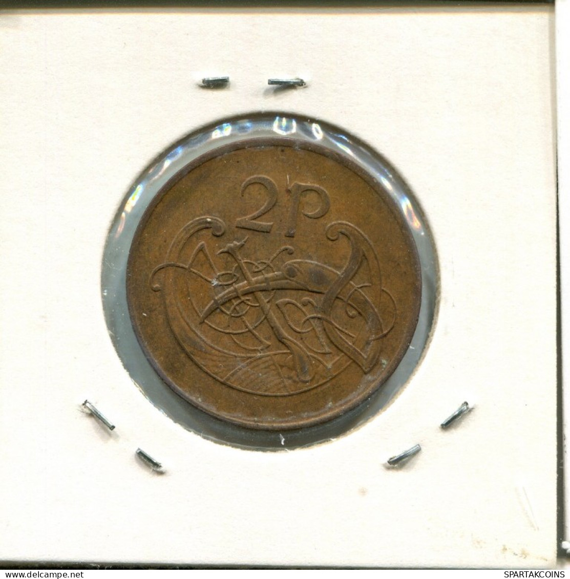 2 PENCE 1980 IRLANDA IRELAND Moneda #AN620.E.A - Irlanda