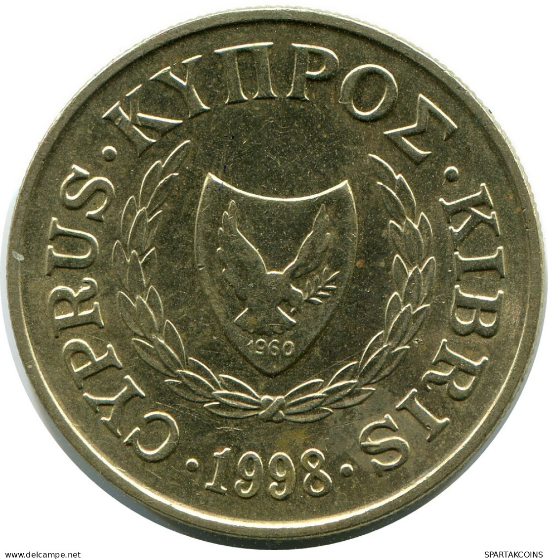 10 CENTS 1998 ZYPERN CYPRUS Münze #AP302.D.A - Chypre