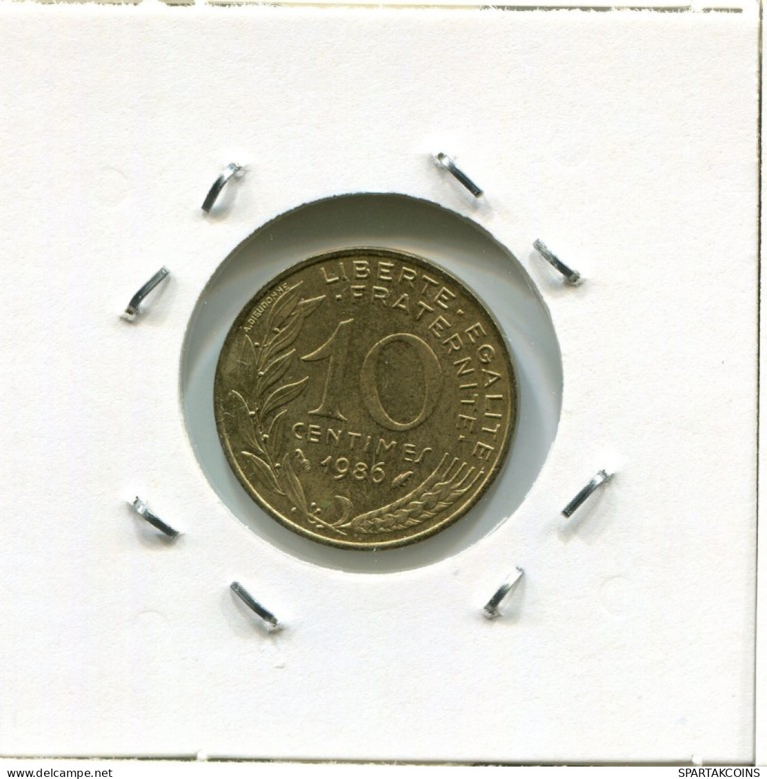 10 CENTIMES 1986 FRANKREICH FRANCE Französisch Münze #AN855.D.A - 10 Centimes
