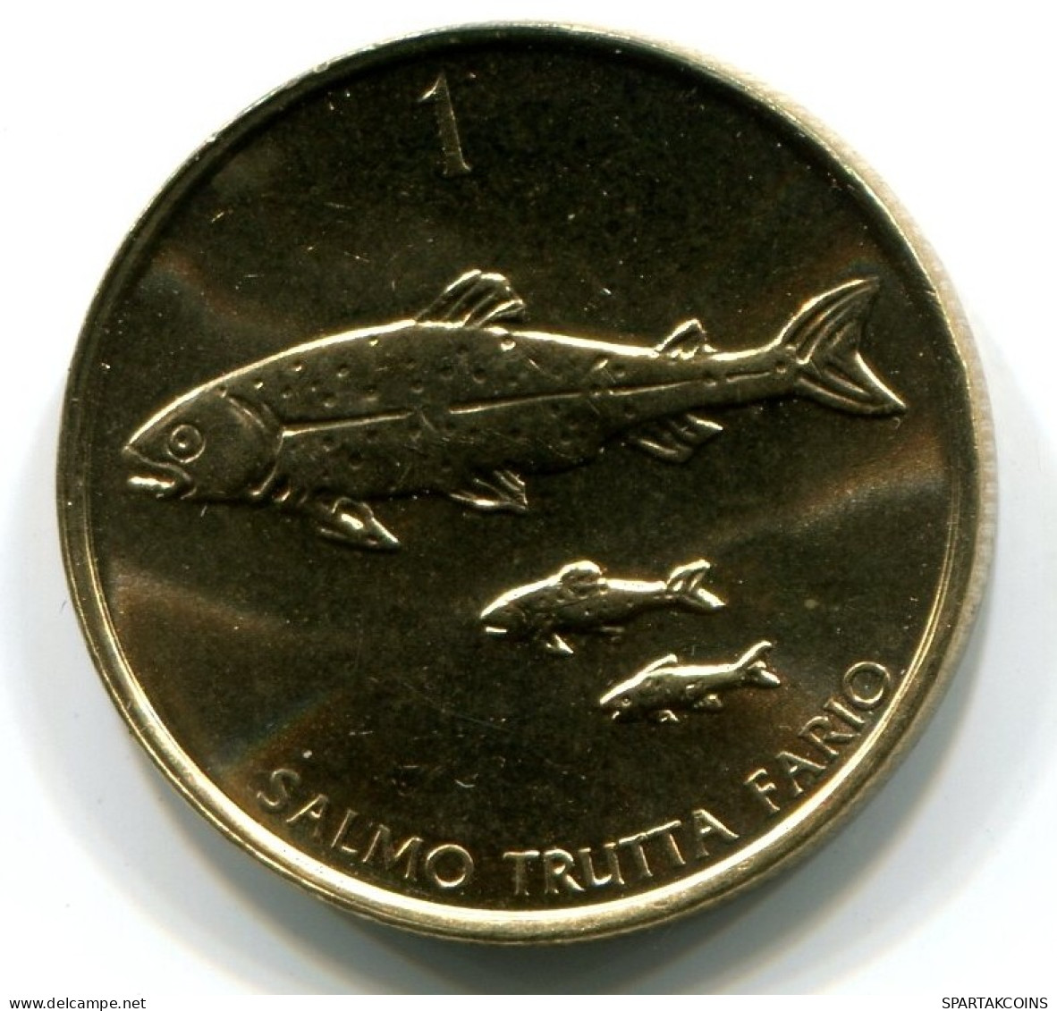 1 TOLAR 2001 ESLOVENIA SLOVENIA UNC Fish Moneda #W11350.E.A - Slovénie