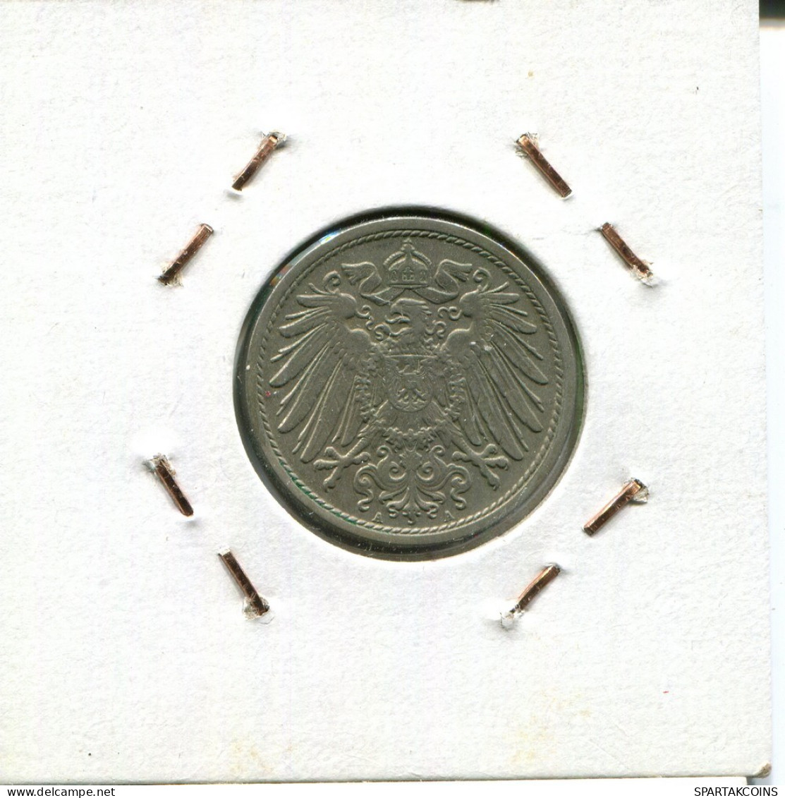 10 PFENNIG 1908 A DEUTSCHLAND Münze GERMANY #DB916.D.A - 10 Pfennig