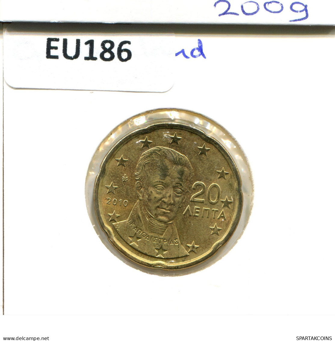 20 EURO CENTS 2010 GRIECHENLAND GREECE Münze #EU186.D.A - Griechenland