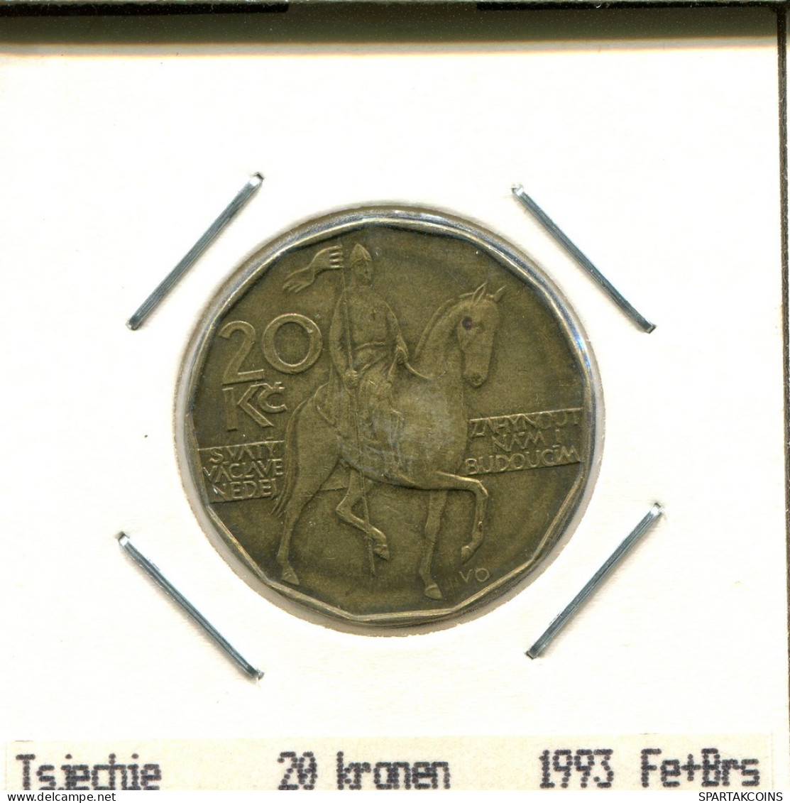 20 KORUN 1993 TSCHECHOSLOWAKEI CZECHOSLOWAKEI SLOVAKIA Münze #AS542.D.A - Checoslovaquia