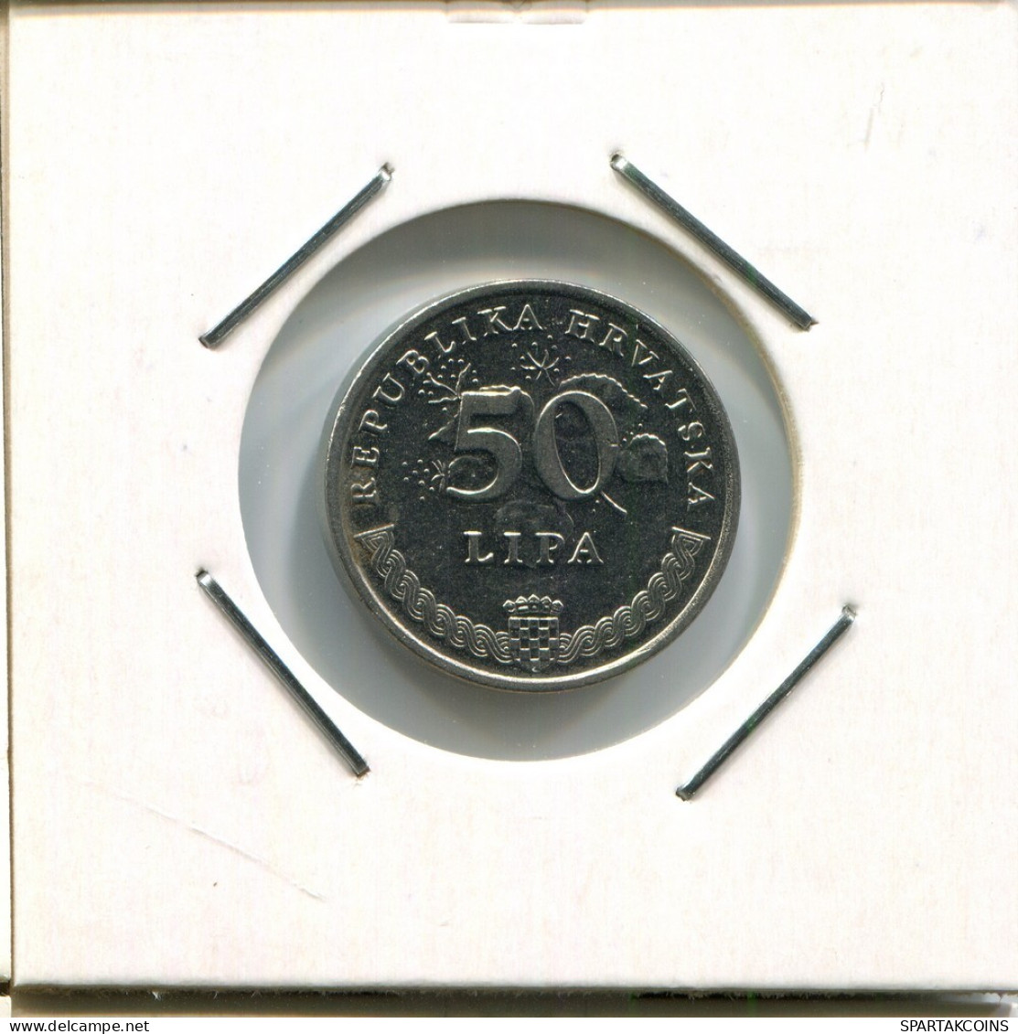 50 LIPA 1993 CROATIA Coin #AR666.U.A - Croatia