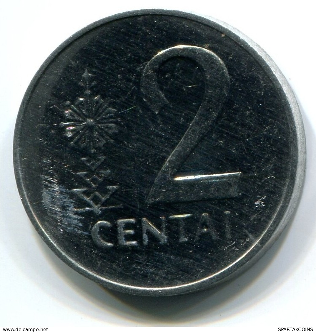 2 CENTAI 1991 LITUANIA LITHUANIA UNC Moneda #W10808.E.A - Lituanie