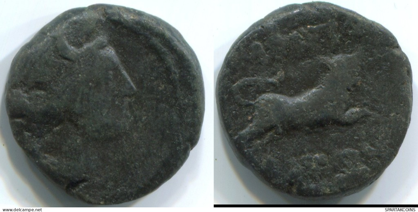 LION Antiguo Auténtico Original GRIEGO Moneda 5.1g/17mm #ANT1405.32.E.A - Griechische Münzen