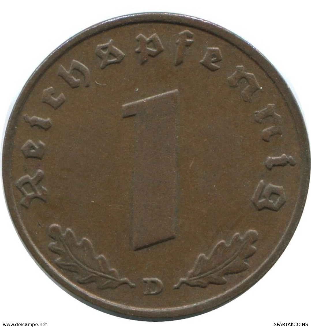 1 REICHSPFENNIG 1938 D ALEMANIA Moneda GERMANY #AD906.9.E.A - 1 Reichspfennig
