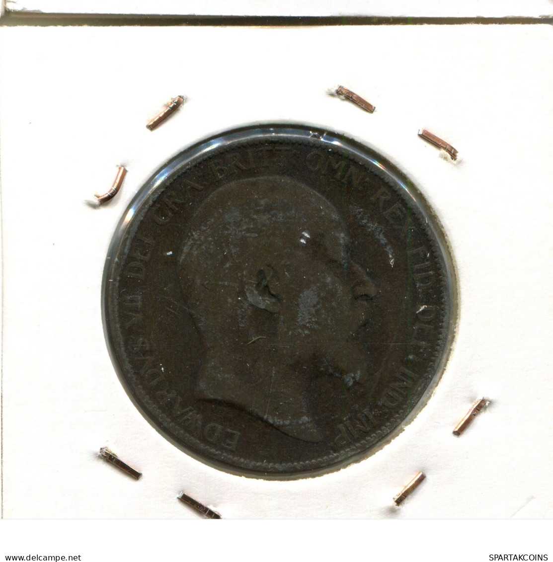 PENNY 1906 UK GRANDE-BRETAGNE GREAT BRITAIN Pièce #AW049.F.A - D. 1 Penny