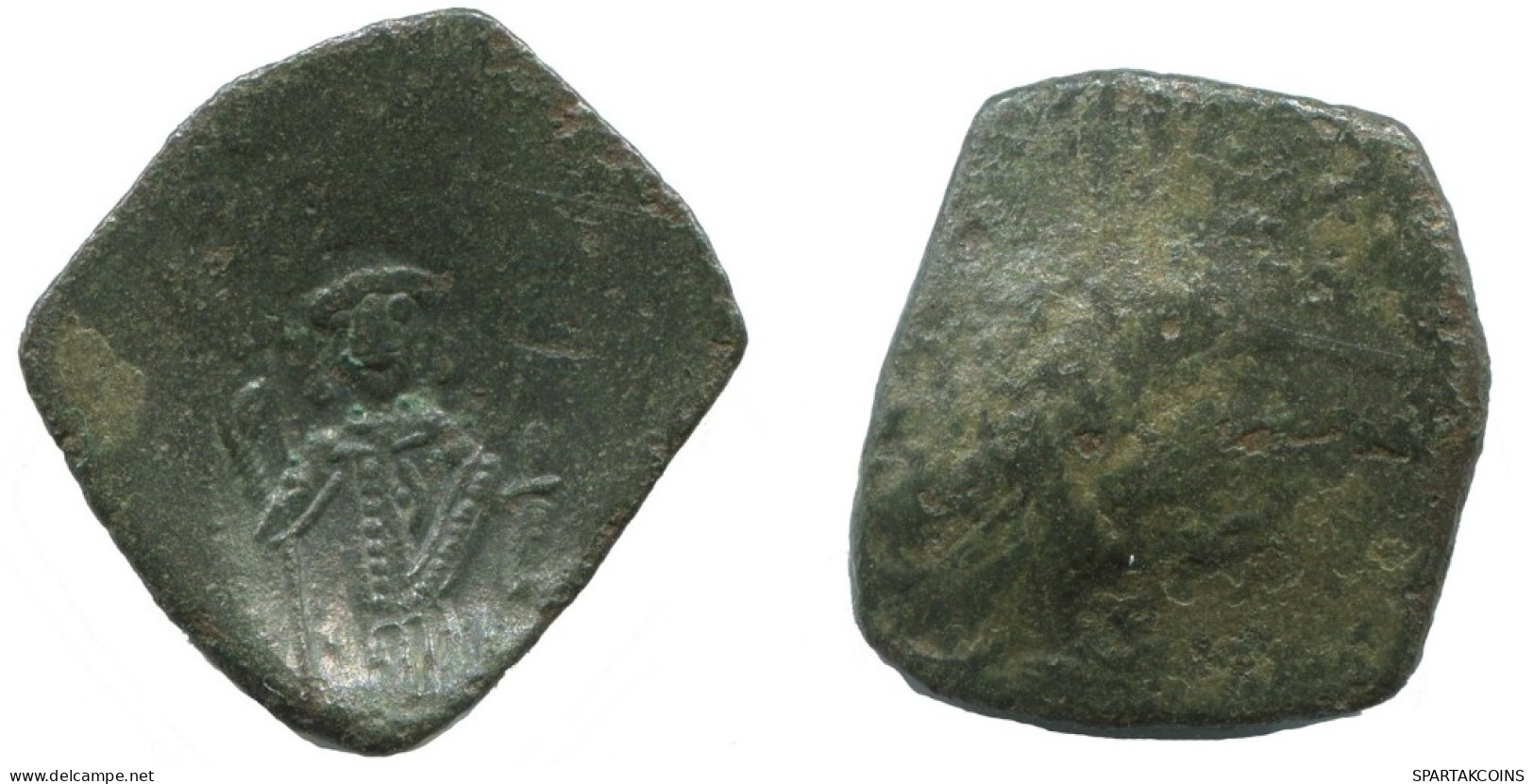 TRACHY BYZANTINISCHE Münze  EMPIRE Antike Authentisch Münze 1.9g/19mm #AG714.4.D.A - Bizantinas