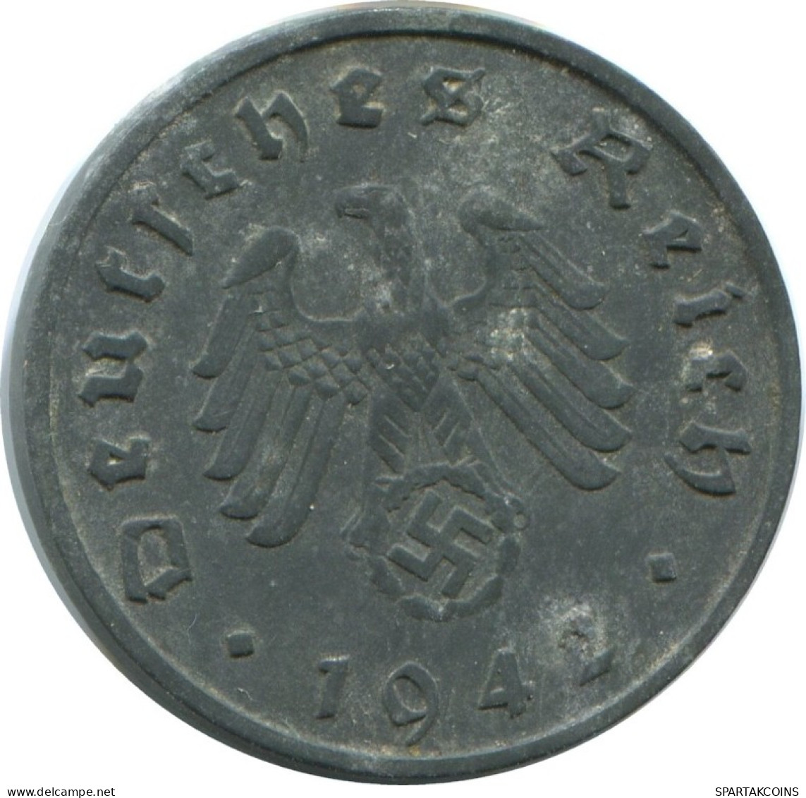 10 REICHSPFENNIG 1942 F DEUTSCHLAND Münze GERMANY #AE389.D.A - 10 Reichspfennig