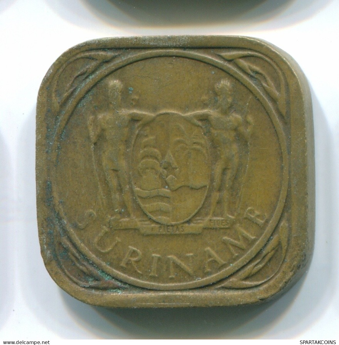 5 CENTS 1966 SURINAME Netherlands Nickel-Brass Colonial Coin #S12747.U.A - Surinam 1975 - ...