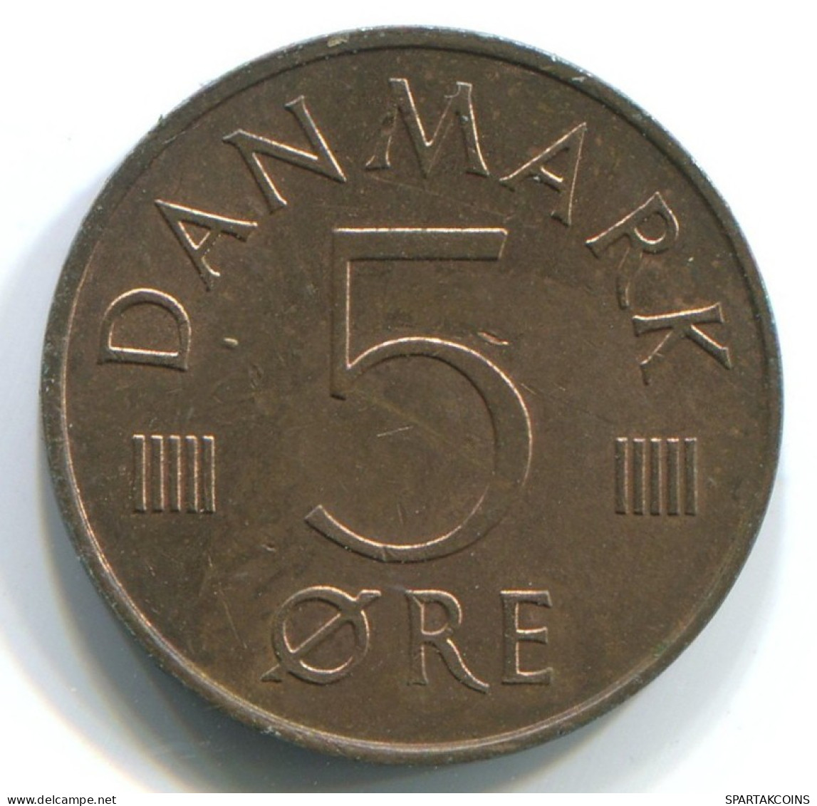 5 ORE 1977 DINAMARCA DENMARK Moneda #WW1031.E.A - Denmark