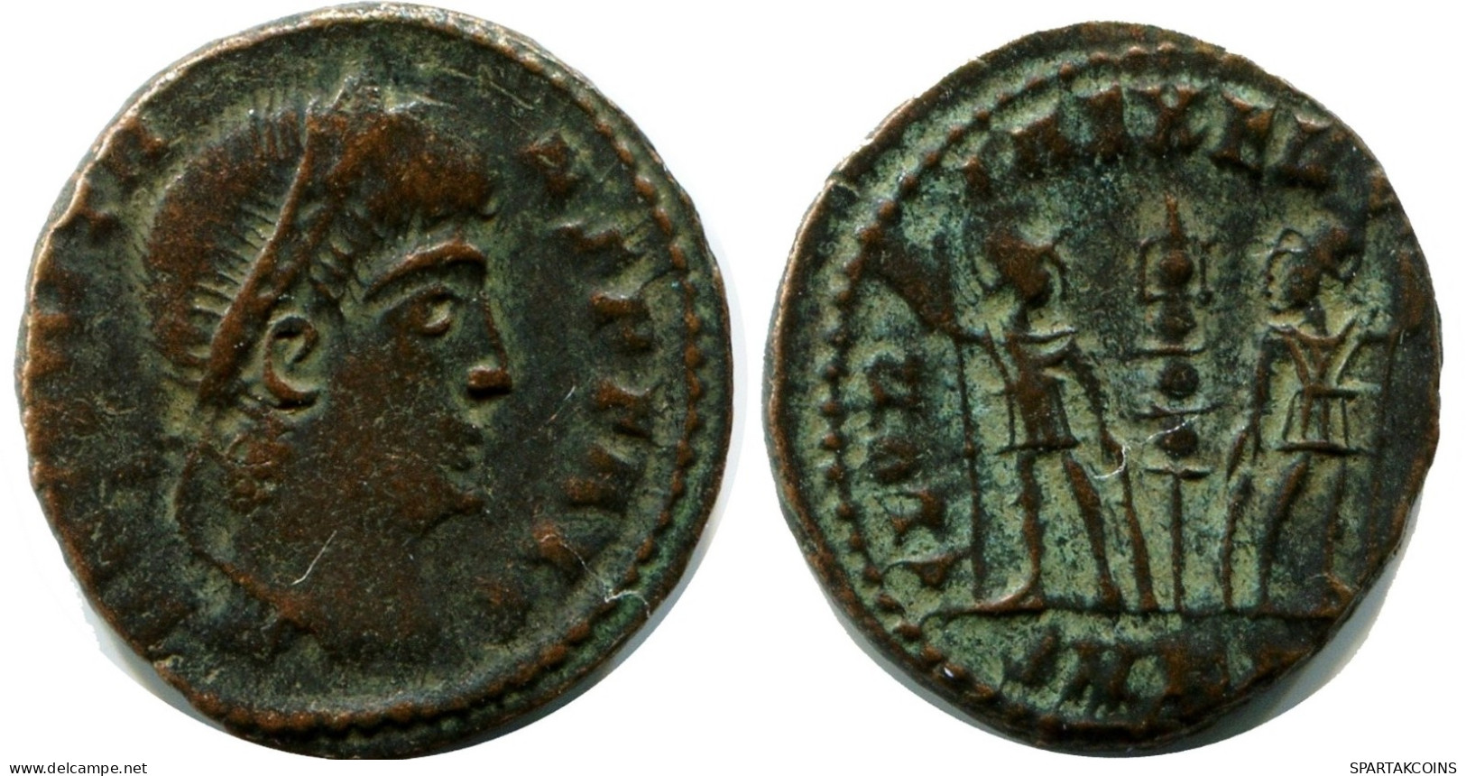 CONSTANS MINTED IN CYZICUS FOUND IN IHNASYAH HOARD EGYPT #ANC11630.14.E.A - L'Empire Chrétien (307 à 363)