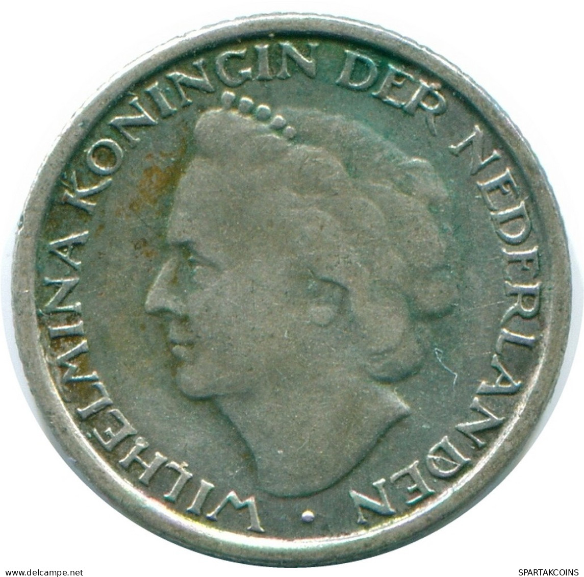 1/10 GULDEN 1948 CURACAO NÉERLANDAIS NETHERLANDS ARGENT Colonial Pièce #NL11993.3.F.A - Curacao