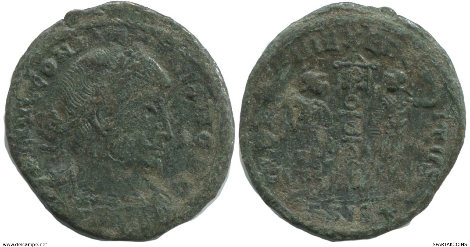 LATE ROMAN IMPERIO Follis Antiguo Auténtico Roman Moneda 1.5g/16mm #ANT2029.7.E.A - La Fin De L'Empire (363-476)